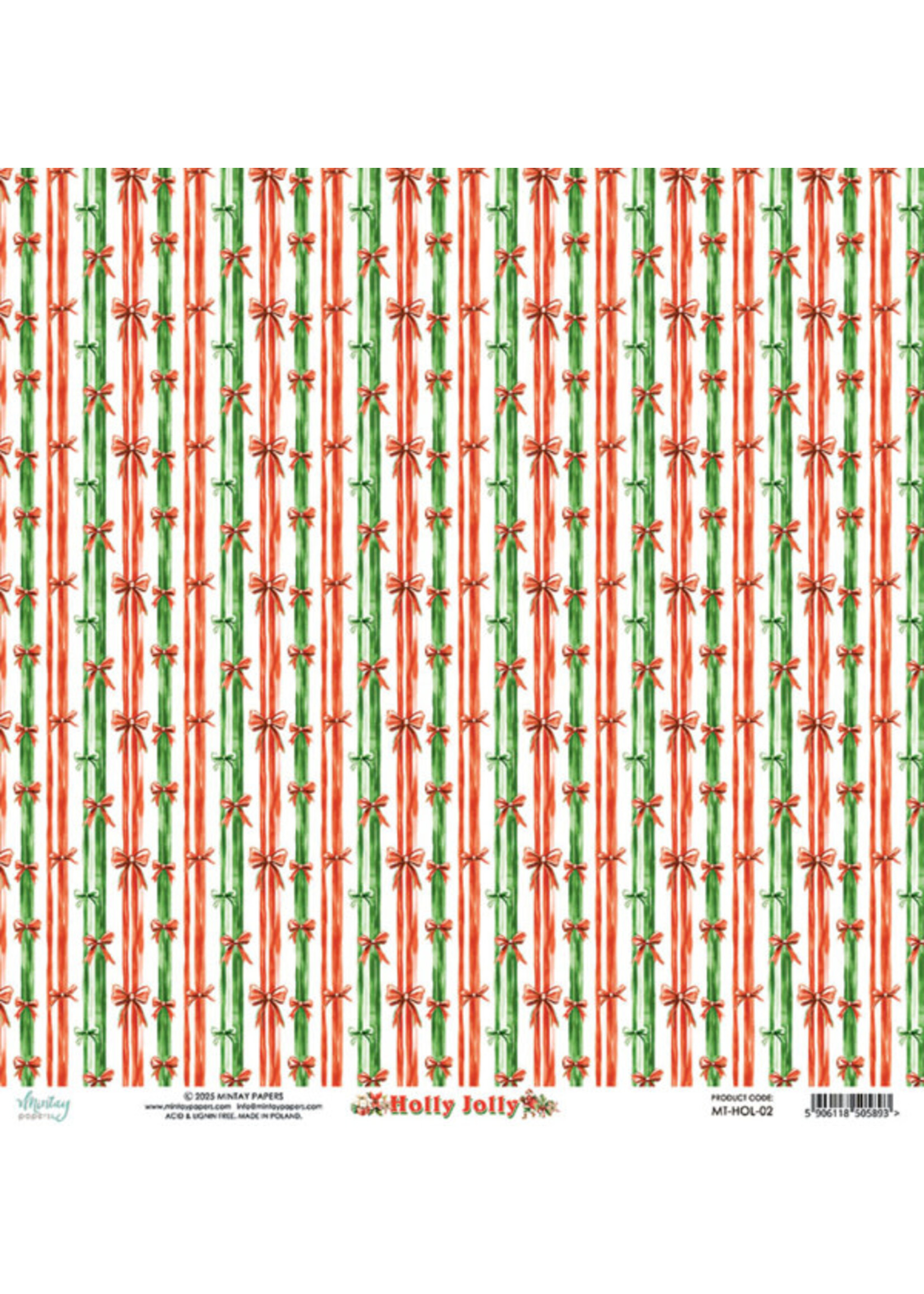 12 x 12 Paper Set - Holly Jolly leverbaar vanaf 6 sept