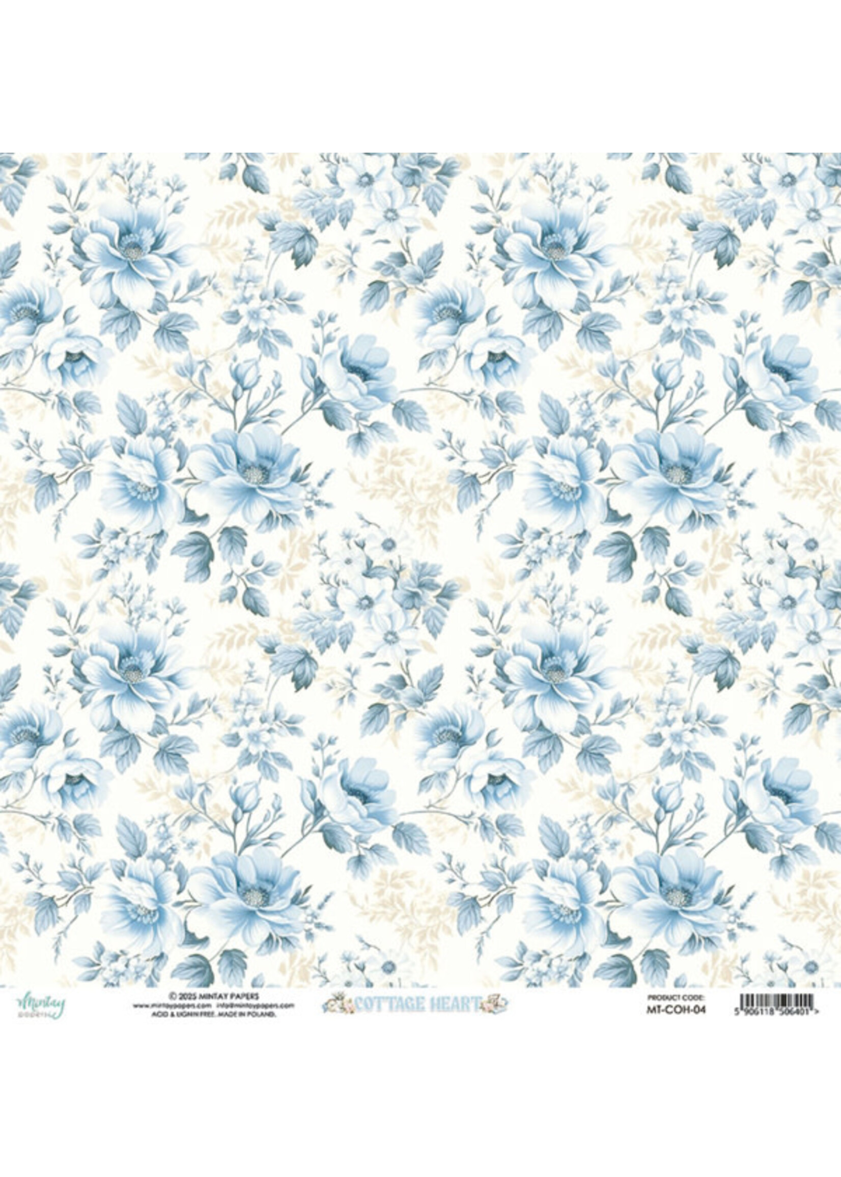 12 x 12 Paper Set - Cottage Heart
