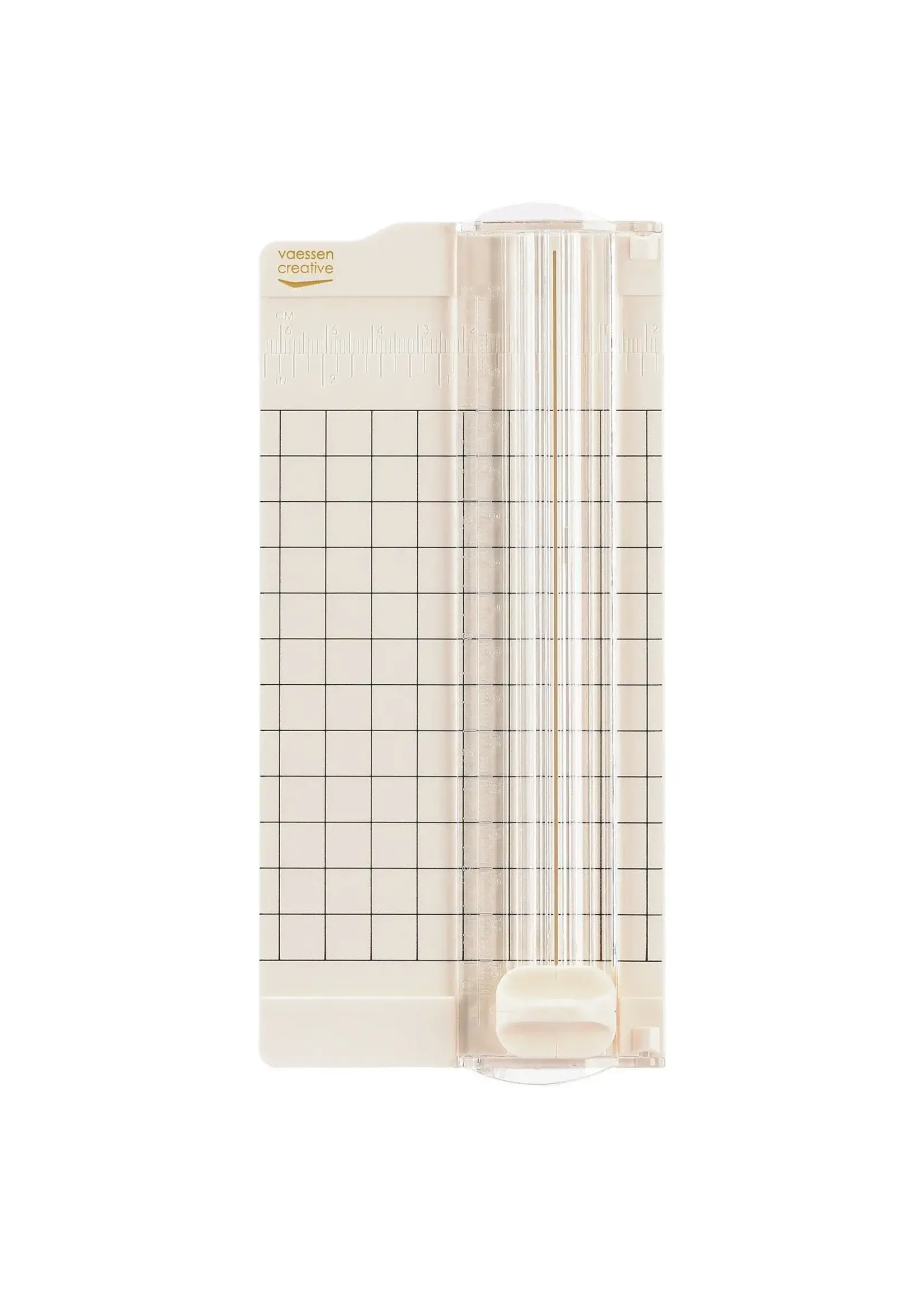 Vaessen Creative • Mini Papiersnijder 15,3x6,5cm Offwhite Vaessen Creative 137-0492