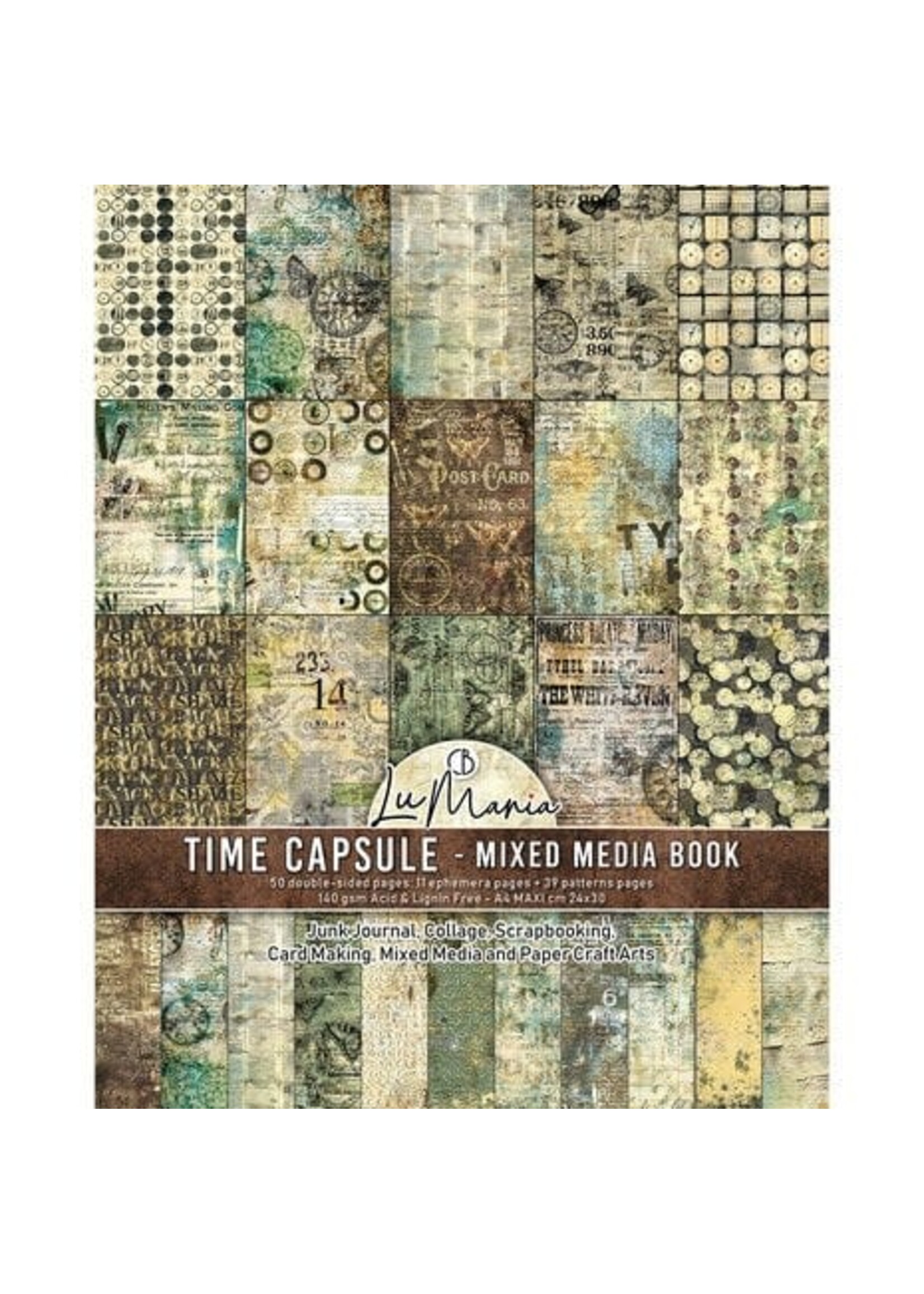 Time Capsule A4 Maxi Mixed Media Book (MA001)