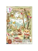 Woodland Party A4 Junk Journal Ephemera Book (32pcs) (CBB011)