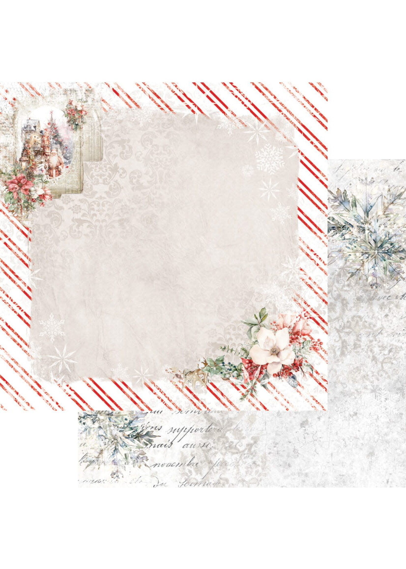 AA-HO-08 ZESTAW PAPIERÓW 8X8'' HO HO HO