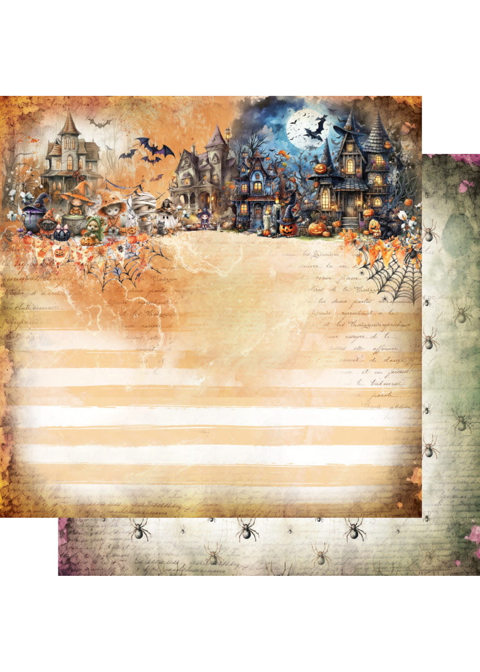 Trick or treat - Happy Halloween AA-TOT-HH-08 zestaw papierów 8x8
