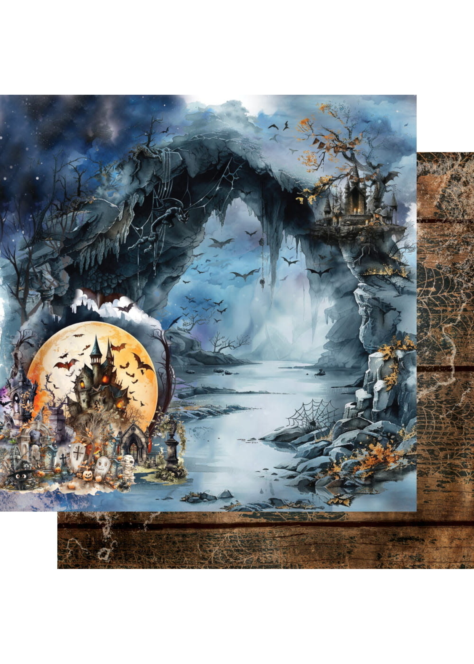 Trick or treat - Happy Halloween AA-TOT-HH-08 zestaw papierów 8x8