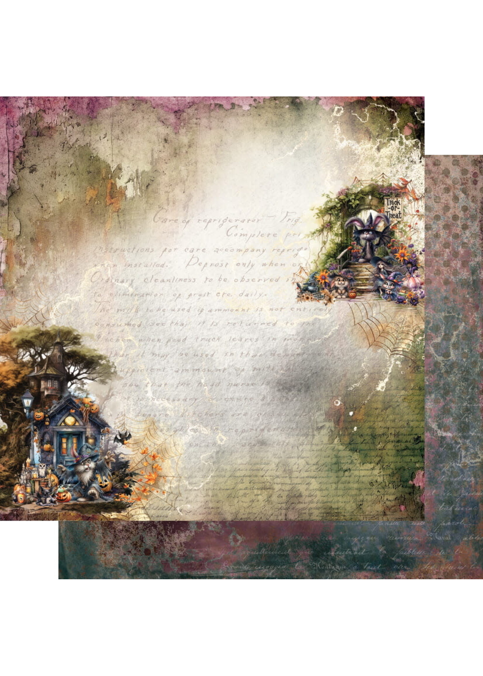 Trick or treat - Happy Halloween AA-TOT-HH-08 zestaw papierów 8x8