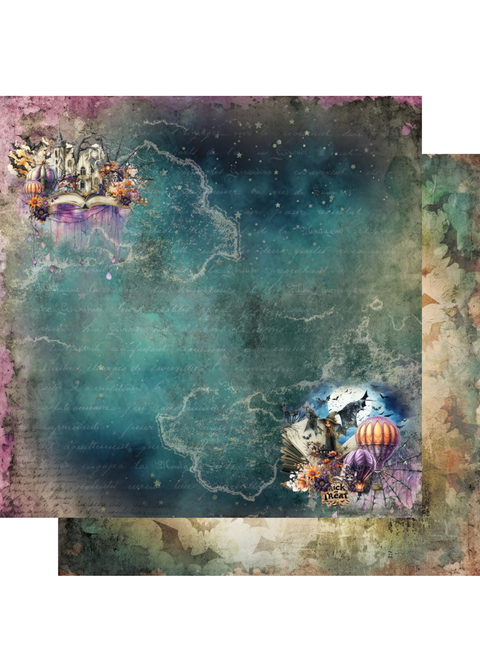 Trick or treat - Happy Halloween AA-TOT-HH-08 zestaw papierów 8x8