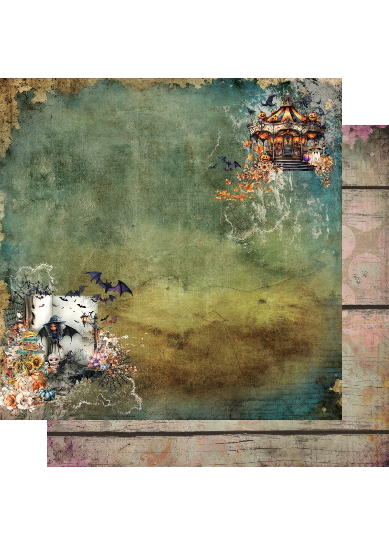 Trick or treat - Happy Halloween AA-TOT-HH-08 zestaw papierów 8x8