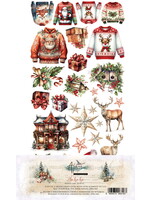 AA-HO-10 ZESTAW PAPIERÓW do samodzielnego wycięcia 6x12 HO HO HO