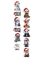 AA-EXT-HO-01PAPIER do samodzielnego wycięcia 2x12 HO HO HO