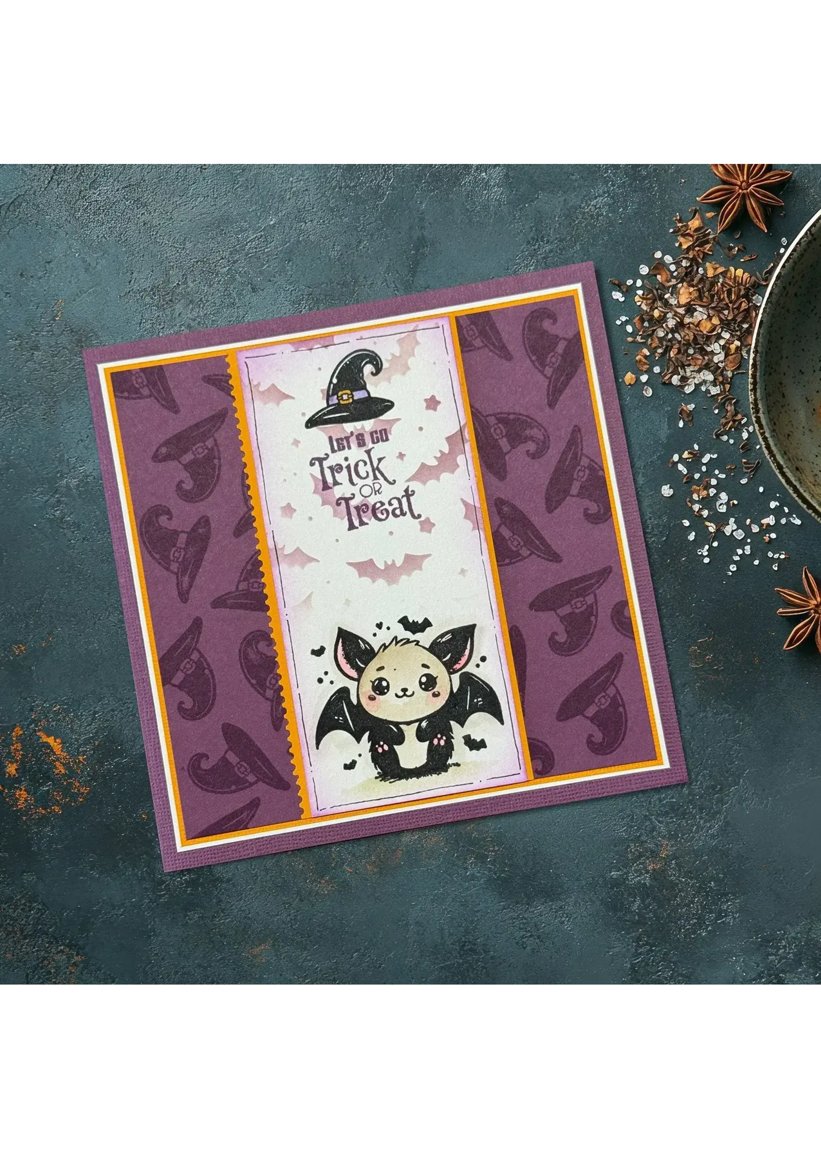 Vaessen Creative • Clear Stempels Trick or Treat 9st. Vaessen Creative 3625-0011