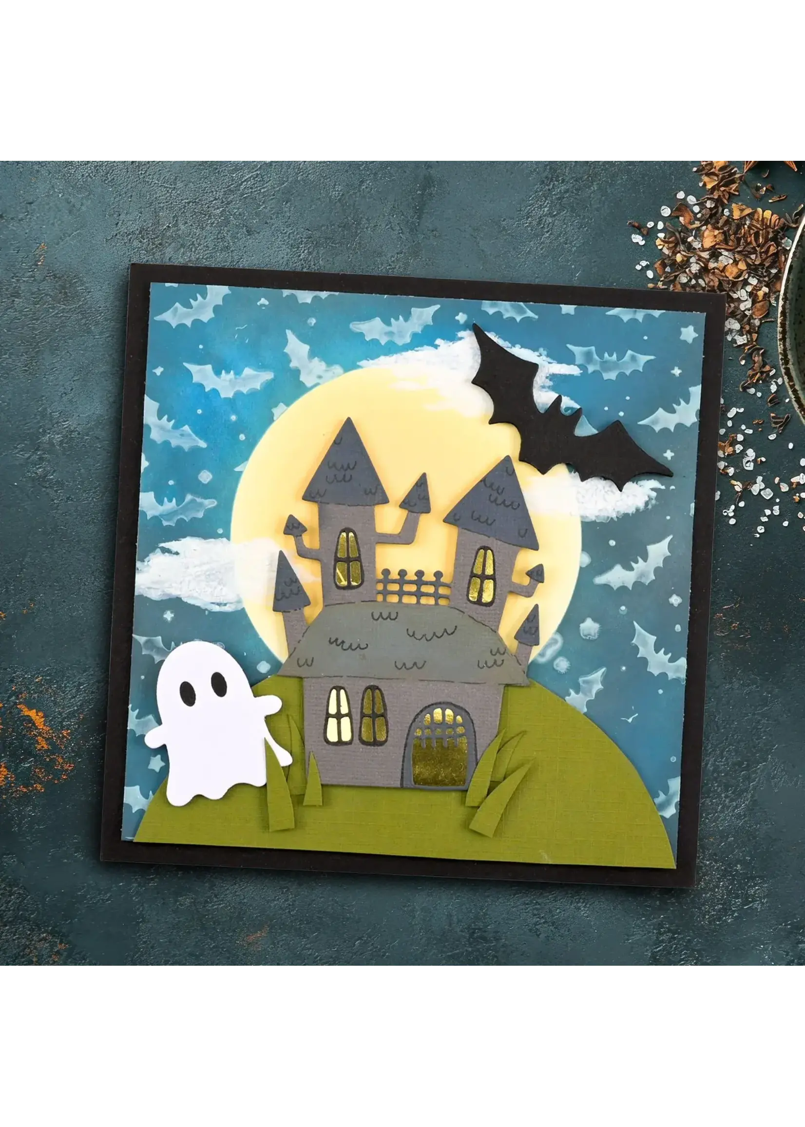 Vaessen Creative • Snijmallen Spookhuis 7x9,5cm Vaessen Creative 3625-0016