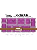 Cardzz Stansen Postzegelframe Slimline Nicole (CLCZ526)