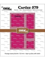 Cardzz Stansen Postzegelframe Rechthoekig Odette (CLCZ579)