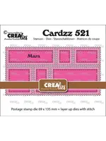 Cardzz Stansen Postzegelframe Mini Slimline Mara (CLCZ521)