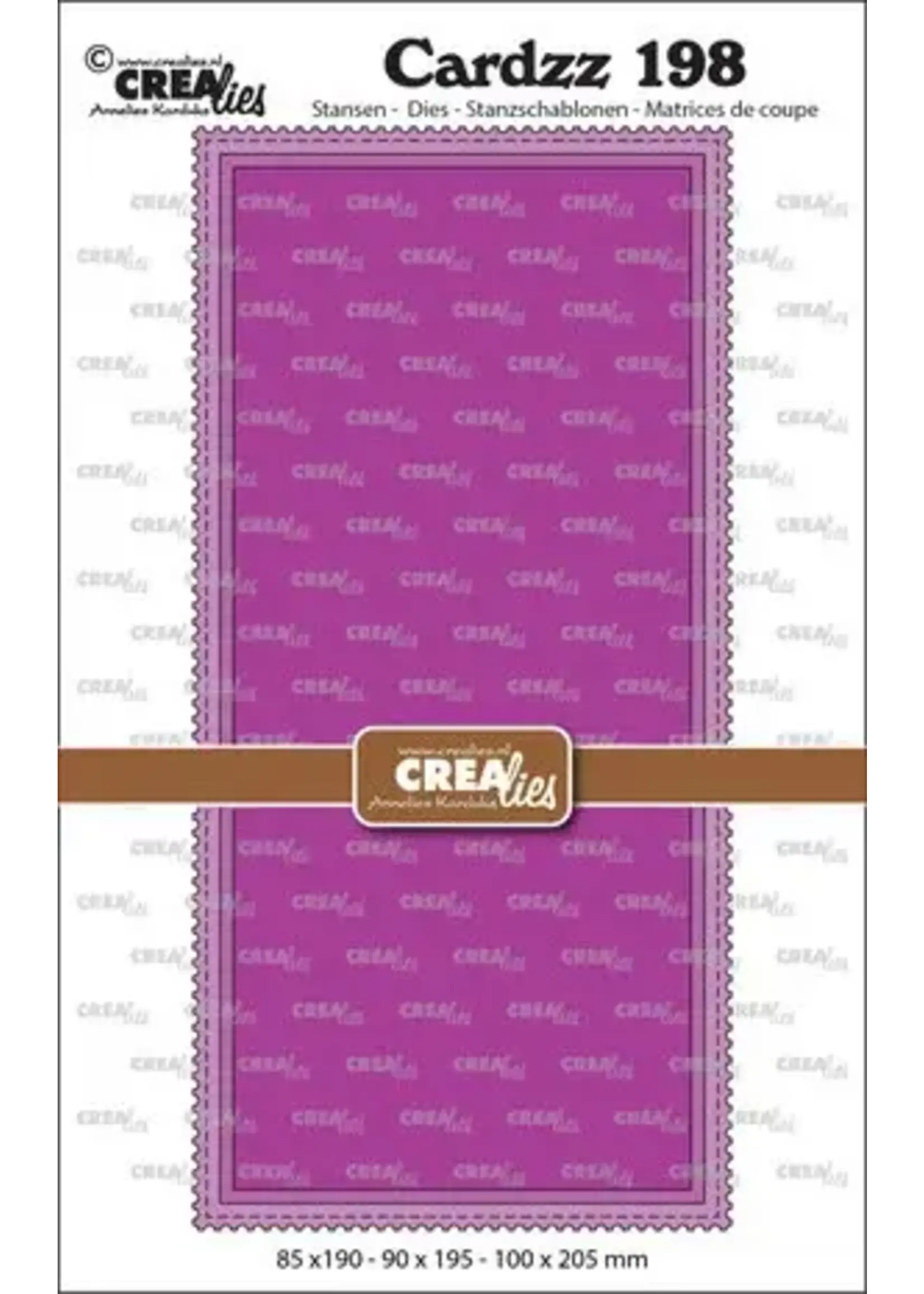 Cardzz Stansen Mini Slimline met Postzegelrand (CLCZ198)