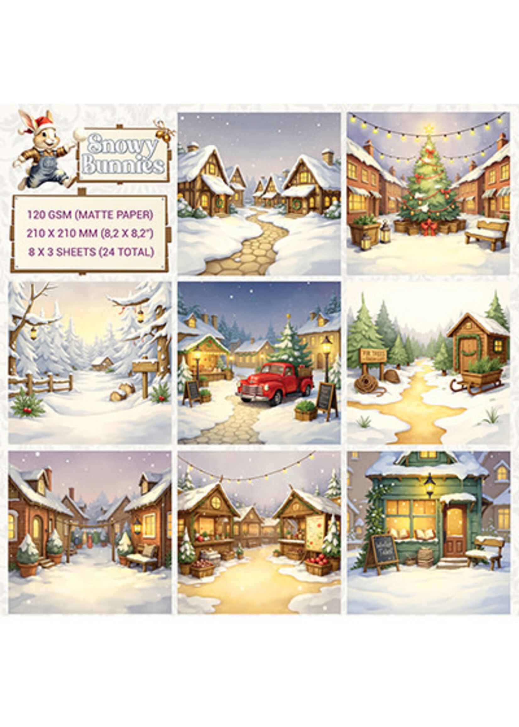CCOA-BUNNY-01 - Snowy Bunnies 01