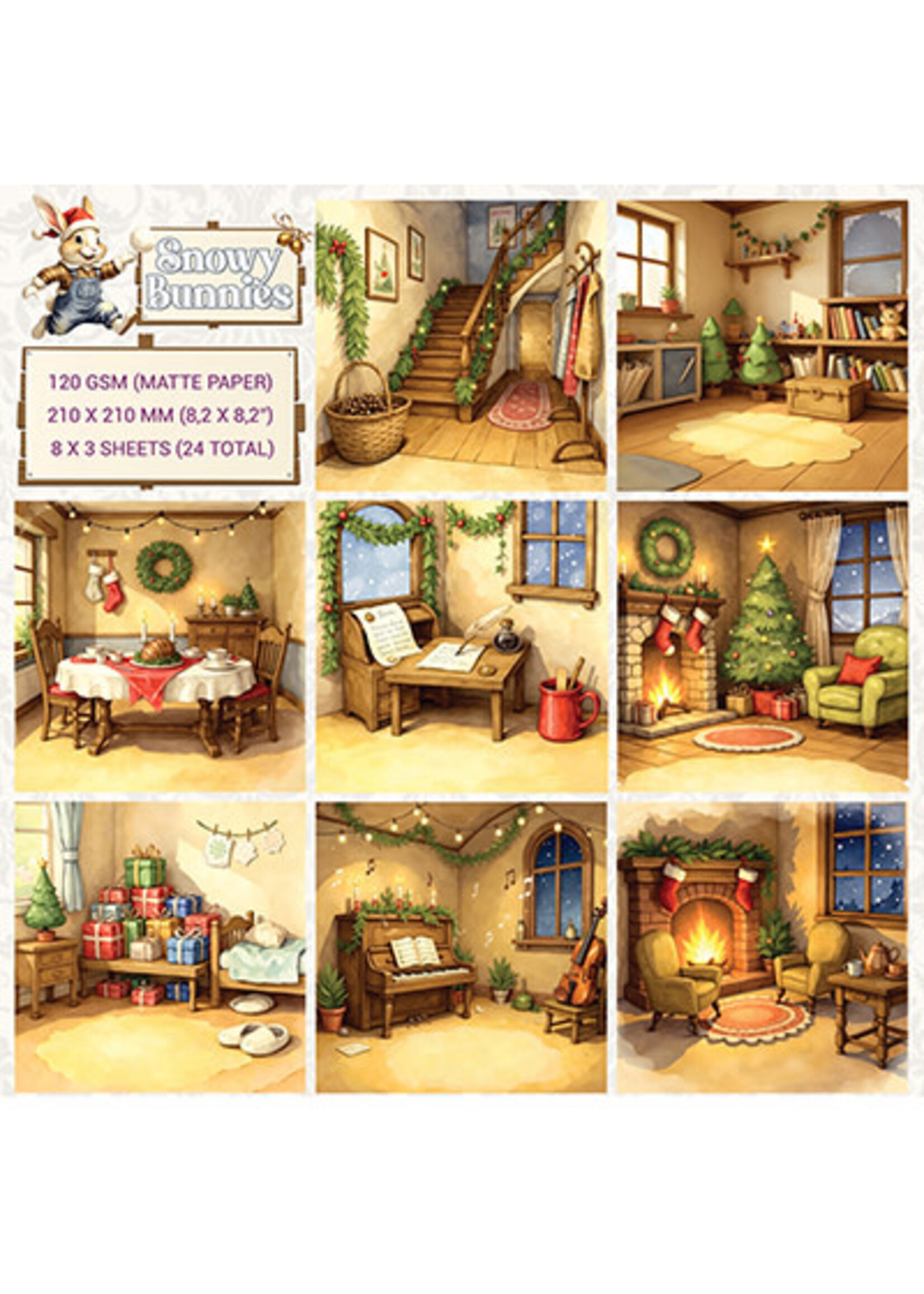 CCOA-BUNNY-02 - Snowy Bunnies 02