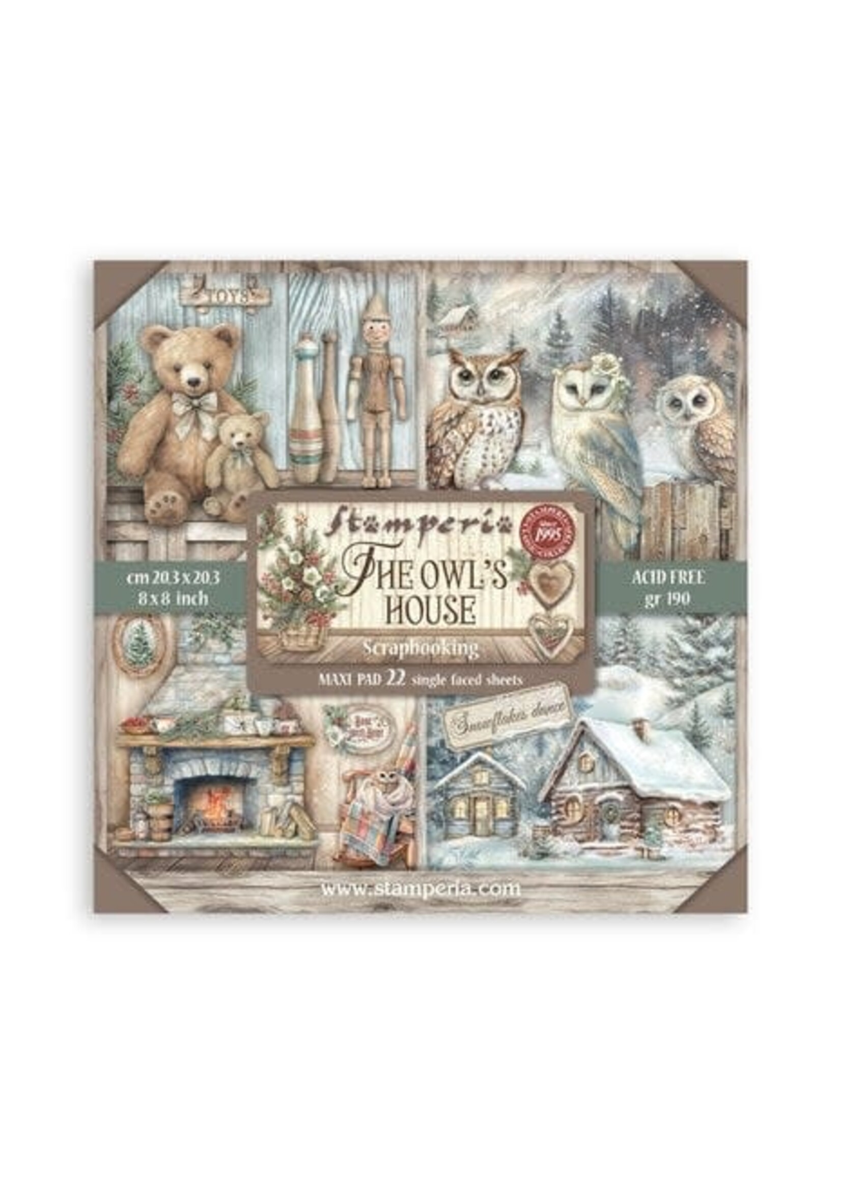 The Owl's House 8x8 Inch Paper Pack Maxi (Single Face) (SBBSXB16)
