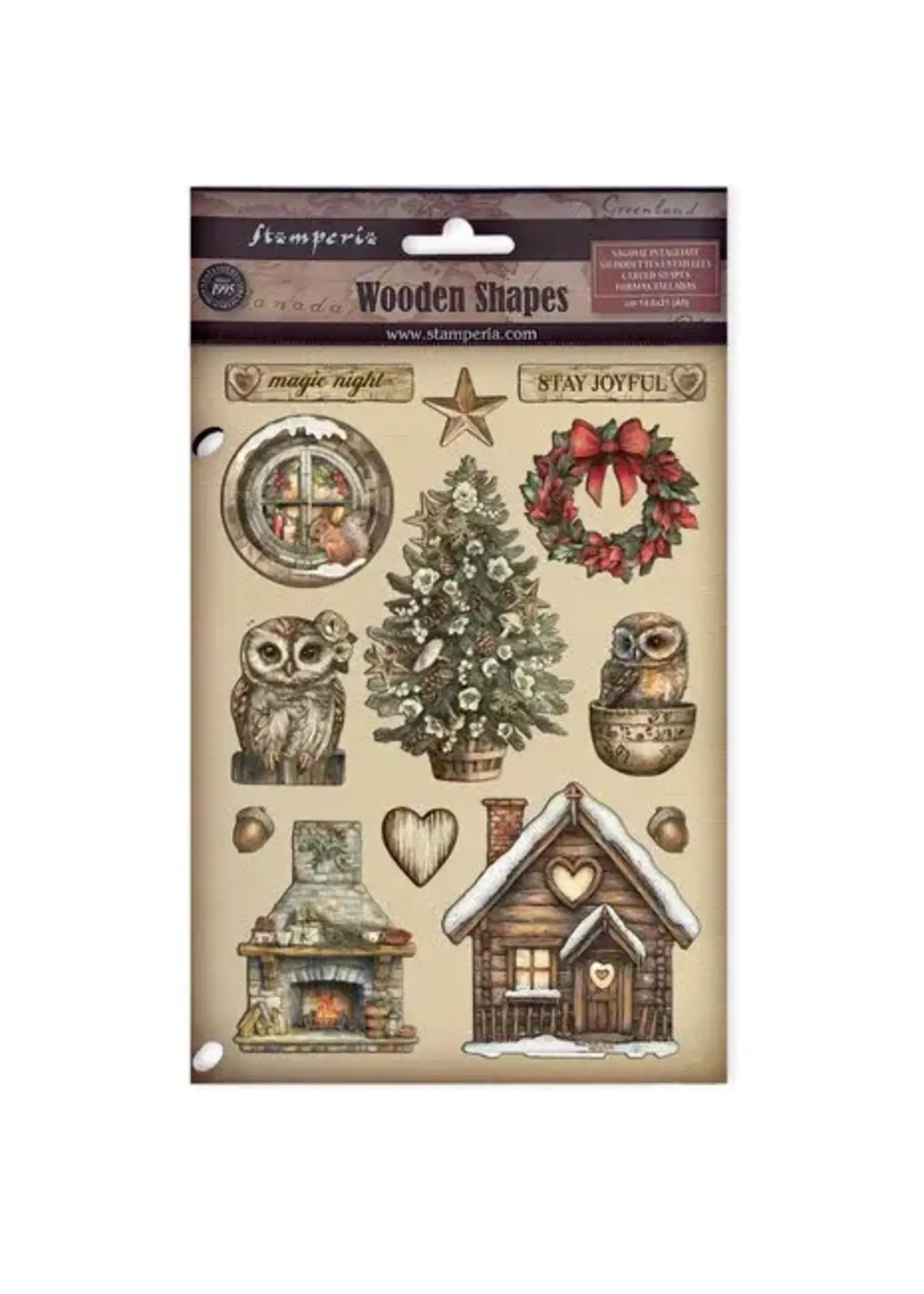 The Owl's House A5 Colored Wooden Shape (KLSP187)
