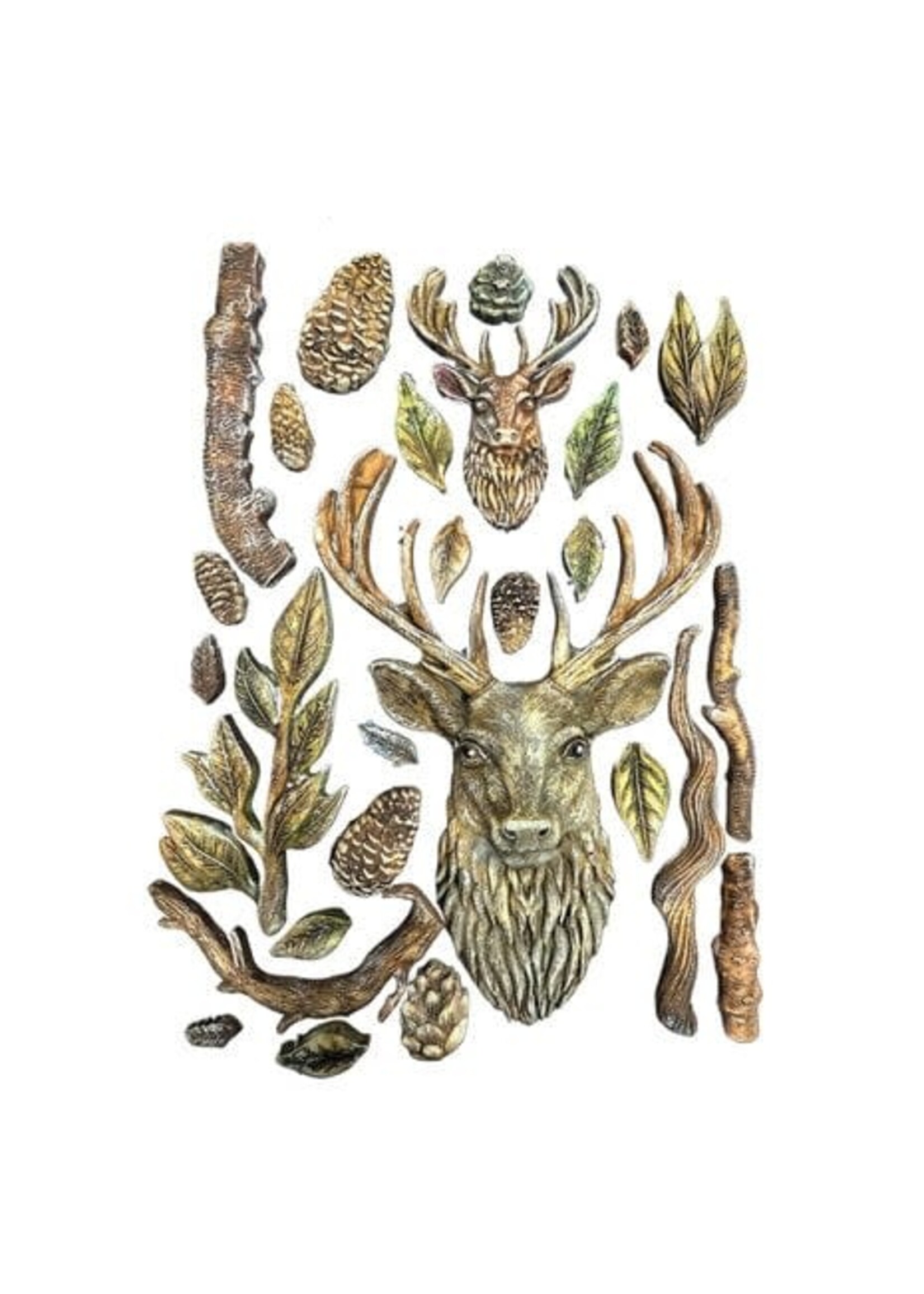 The Owl's House A5 Silicon Mould Deer (KACMA542)