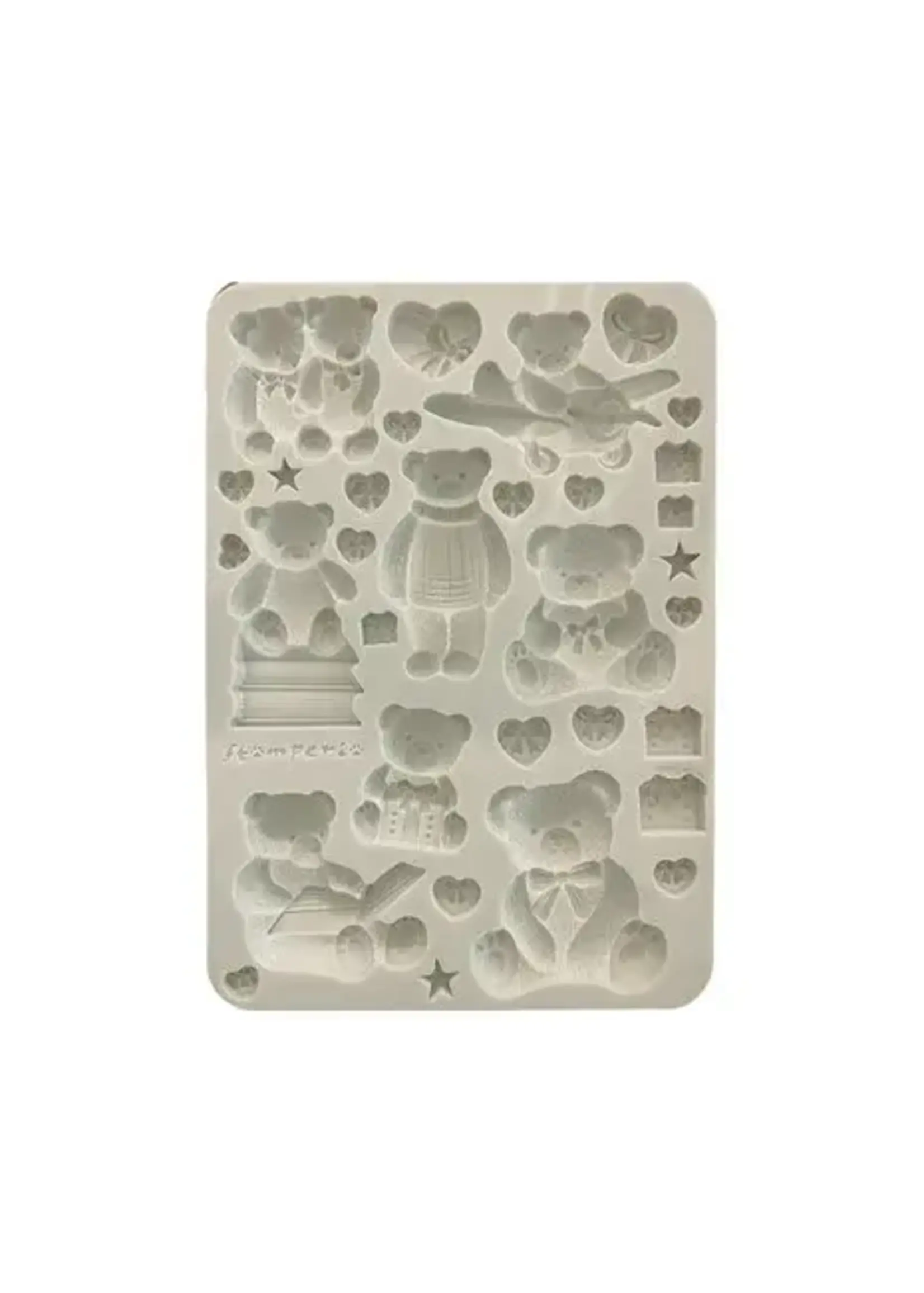The Owl's House A5 Silicon Mould Teddy Bears (KACMA557)