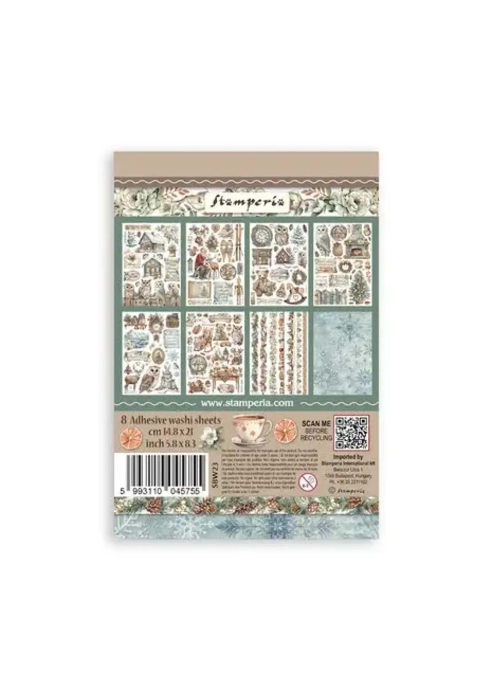 The Owl's House A5 Washi Pad (8pcs) (SBW23)