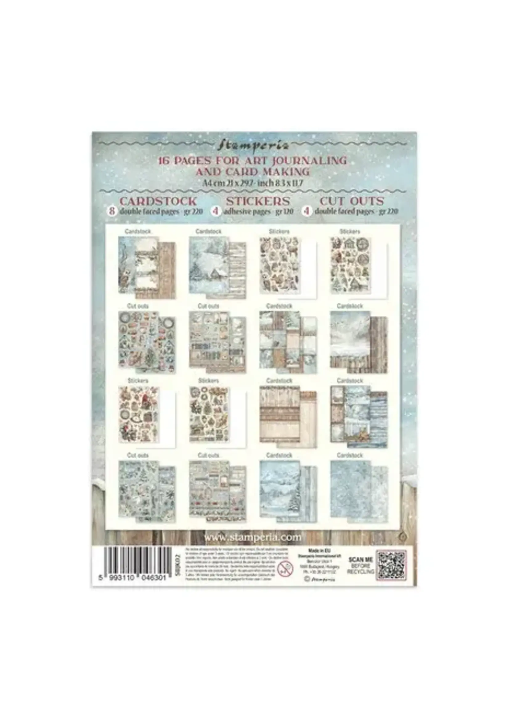 The Owl's House Junk Journal Backgrounds, Stickers, Cut-Outs (SBJK02)