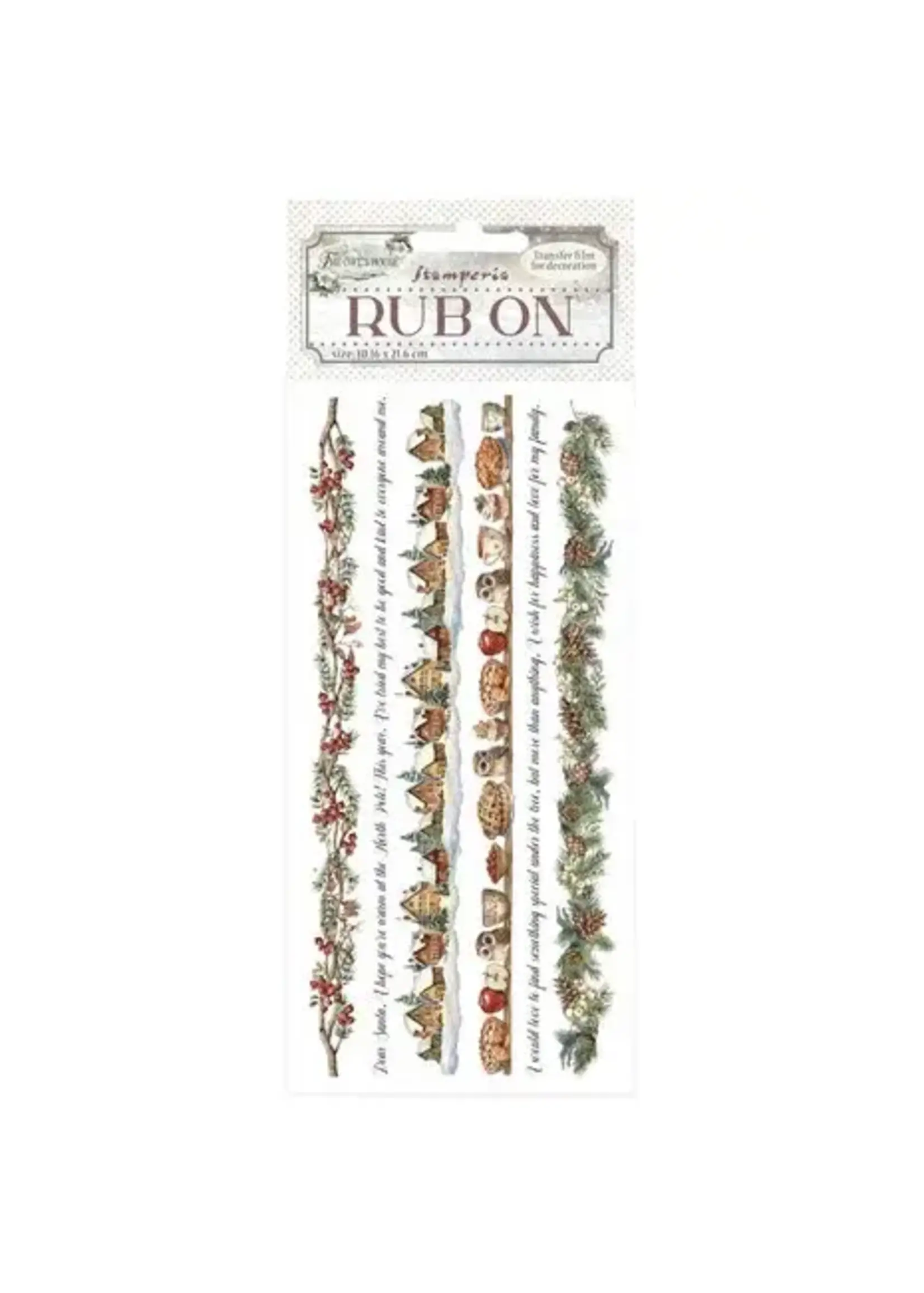 The Owl's House Rub-On 4x8,5 Inch Stripes (DFLRB181)