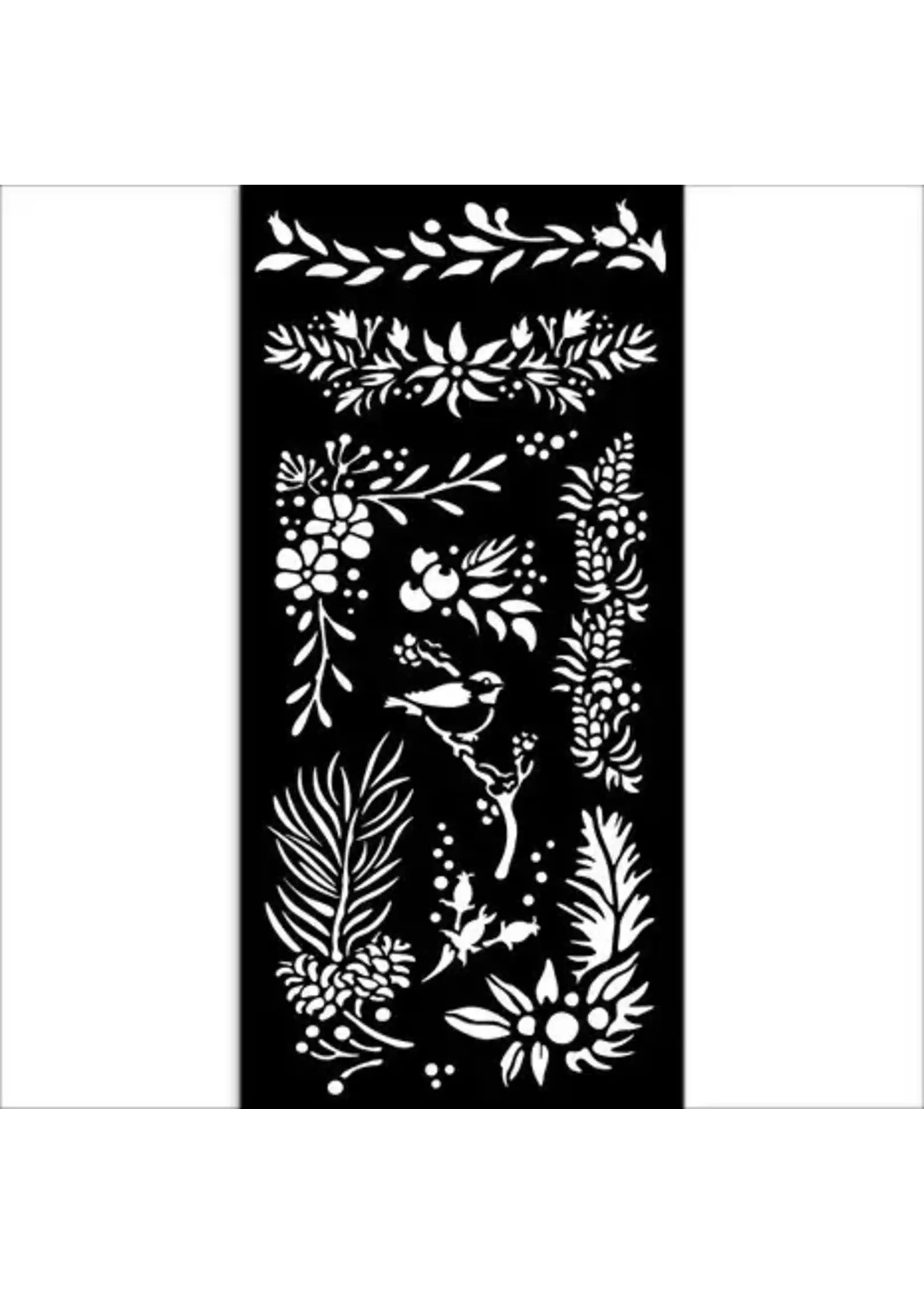 The Owl's House Thick Stencil 20x25cm Branches (KSTDL127)