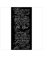 The Owl's House Thick Stencil 20x25cm Letter (KSTDL126)