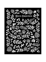 The Owl's House Thick Stencil 20x25cm Pine Cones (KSTD185)