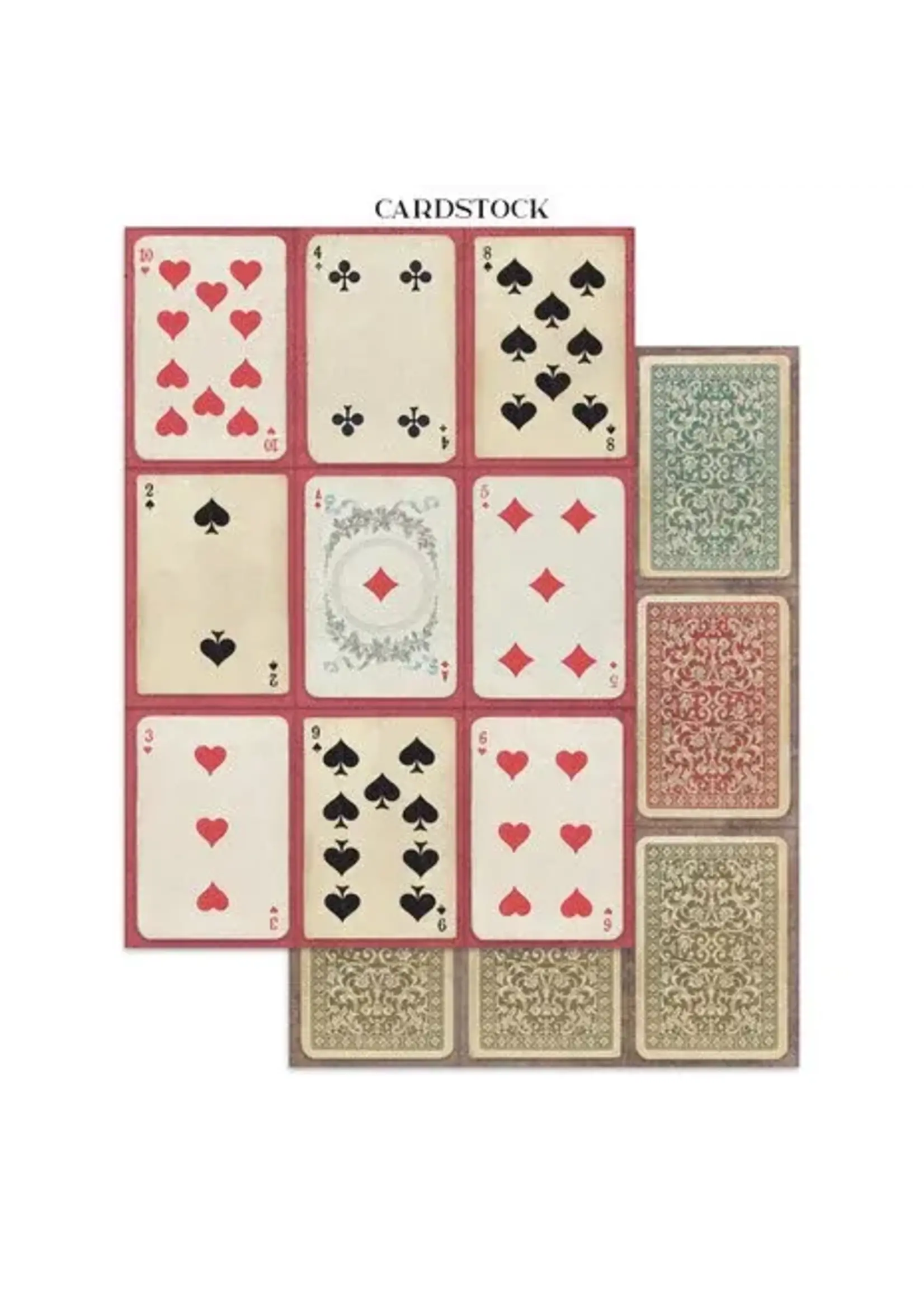 Alice in Christmas Junk Journal Backgrounds, Stickers, Cut-Outs (SBJK03)