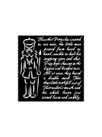 Alice in Christmas Thick Stencil 12x12cm Soldiers (KSTDS58)