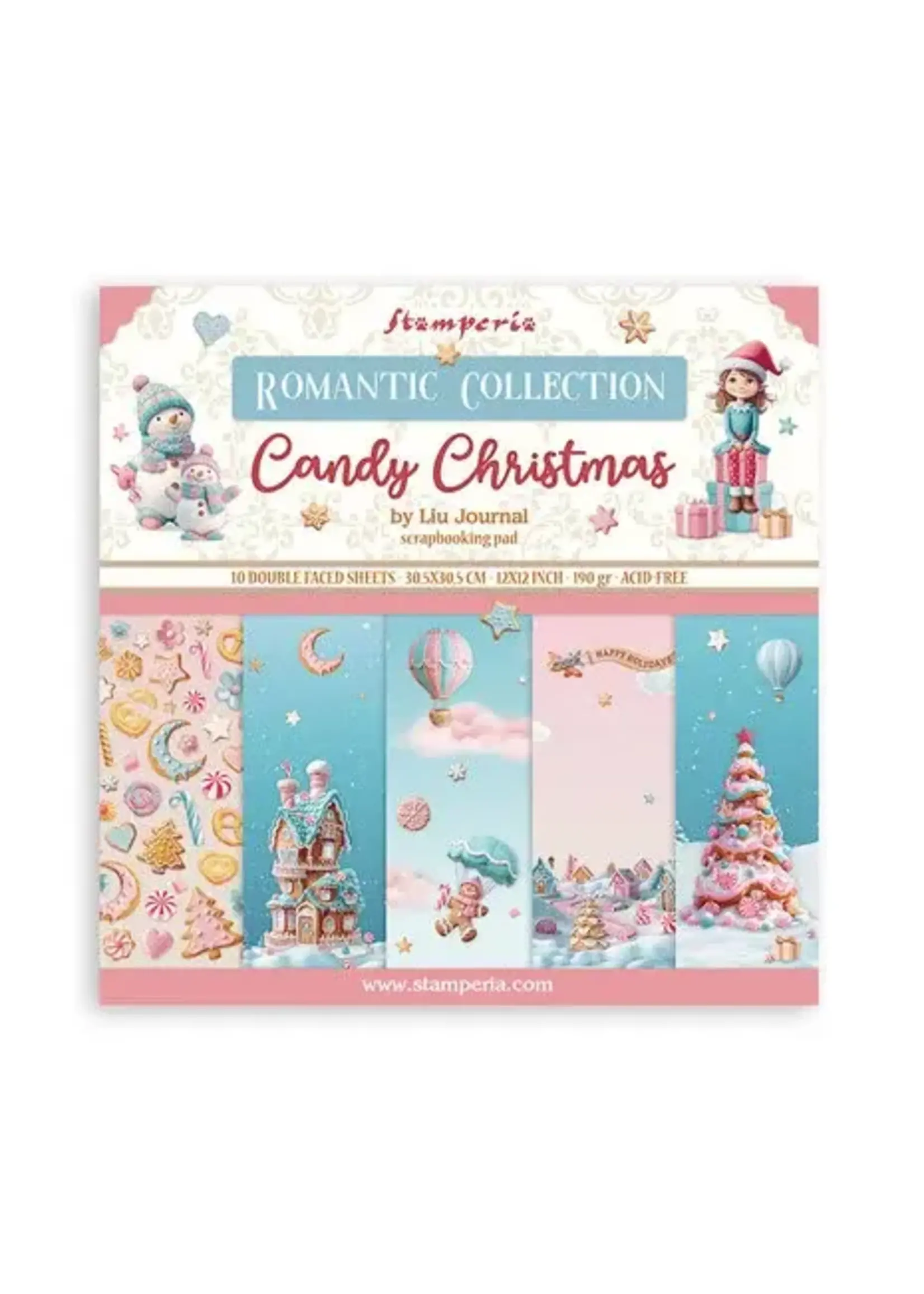 Candy Christmas 12x12 Inch Paper Pack (SBBL173)
