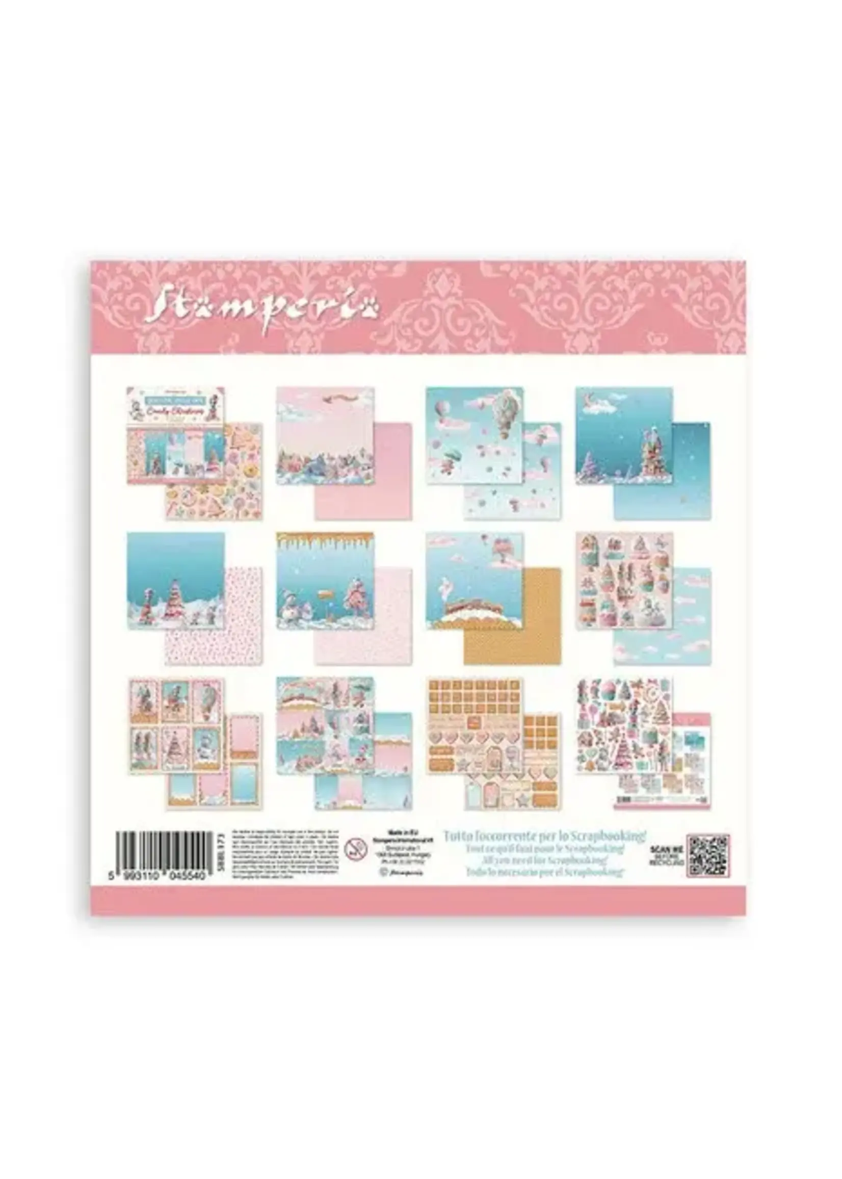 Candy Christmas 12x12 Inch Paper Pack (SBBL173)
