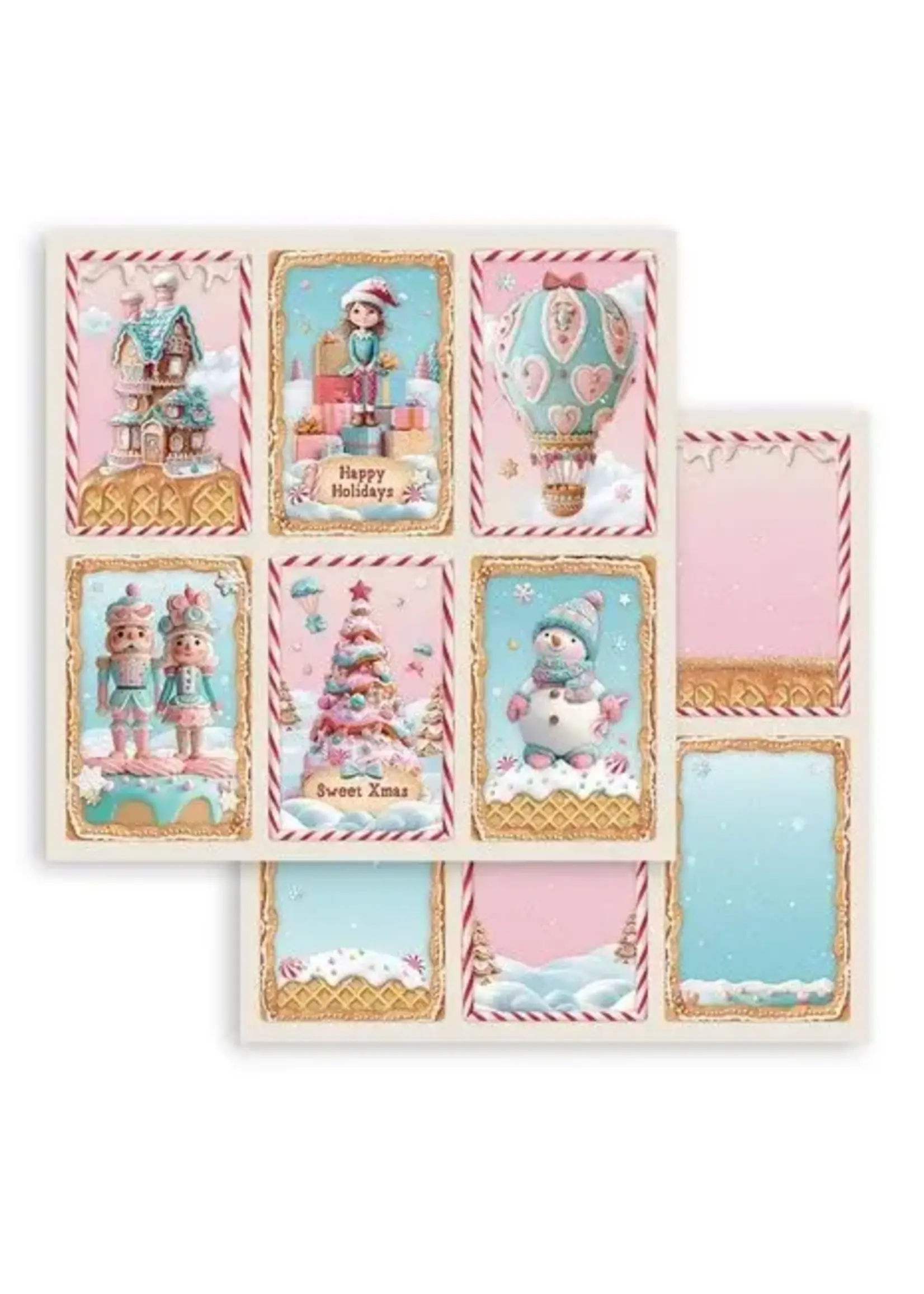 Candy Christmas 12x12 Inch Paper Pack Maxi (Single Face) (SBBXLB27)