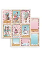 Candy Christmas 12x12 Inch Paper Sheet 6 cards (1 pcs) (SBB1082)