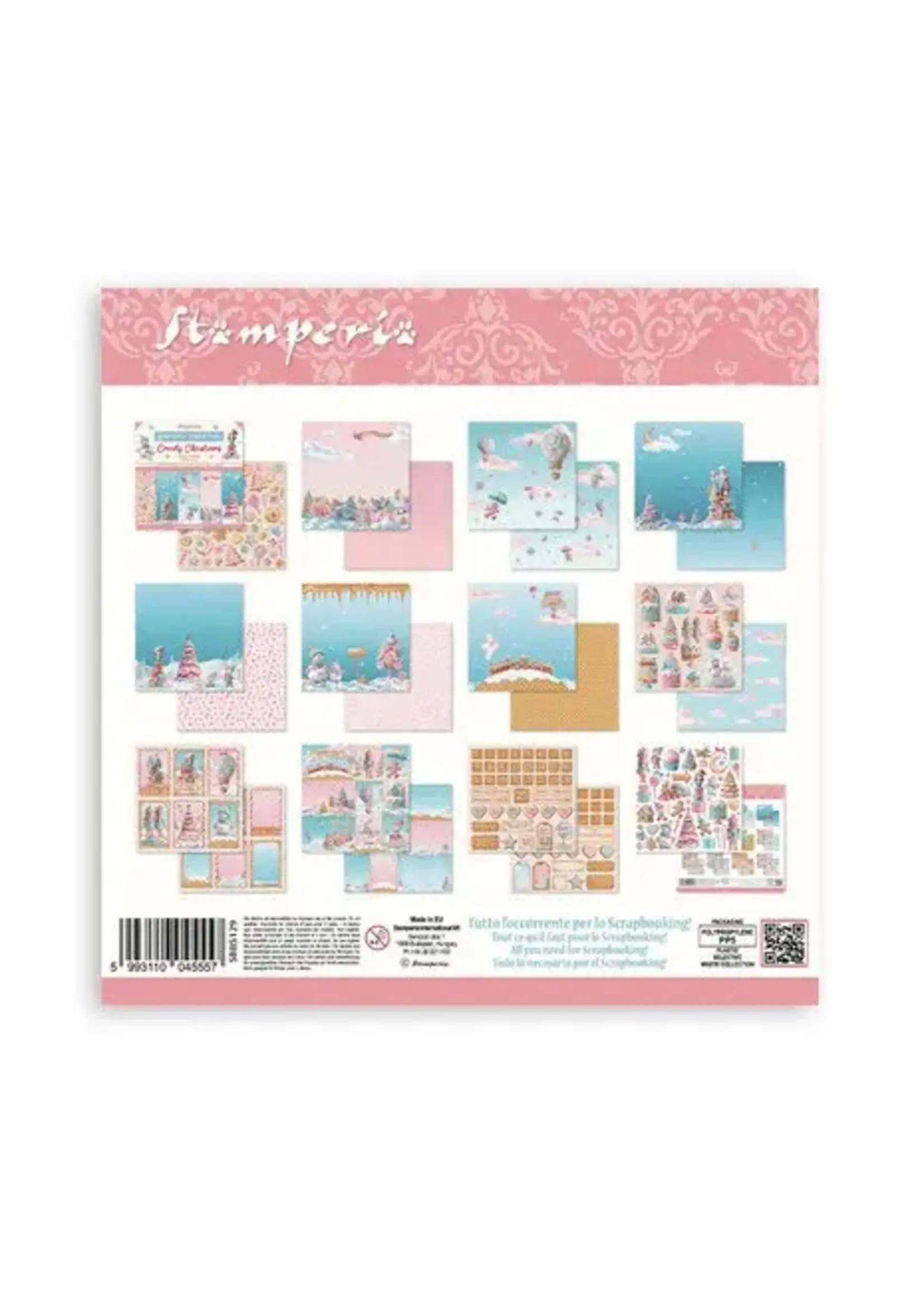 Candy Christmas 8x8 Inch Paper Pack (SBBS129)