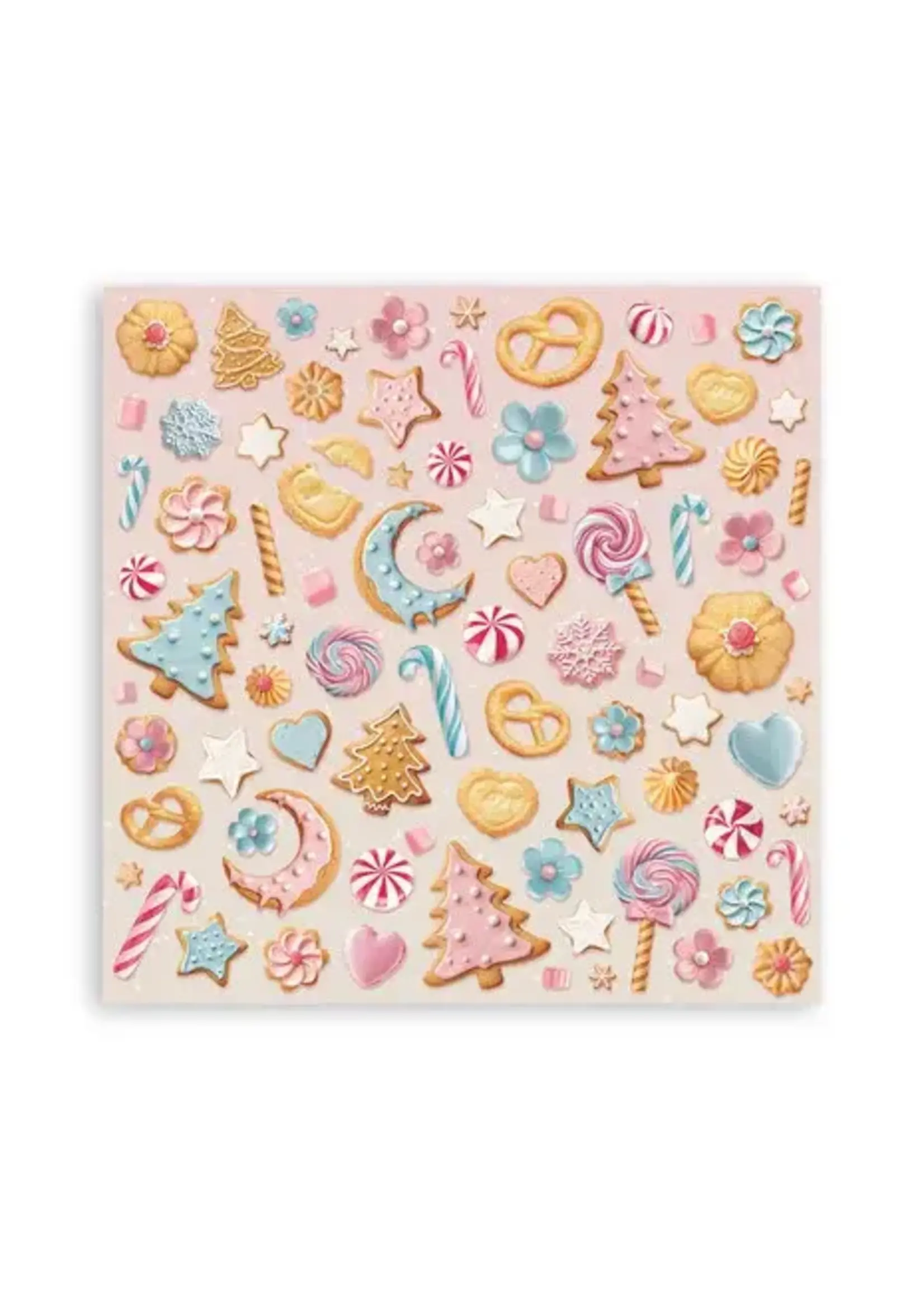 Candy Christmas 8x8 Inch Paper Pack Maxi (Single Face) (SBBSXB15)