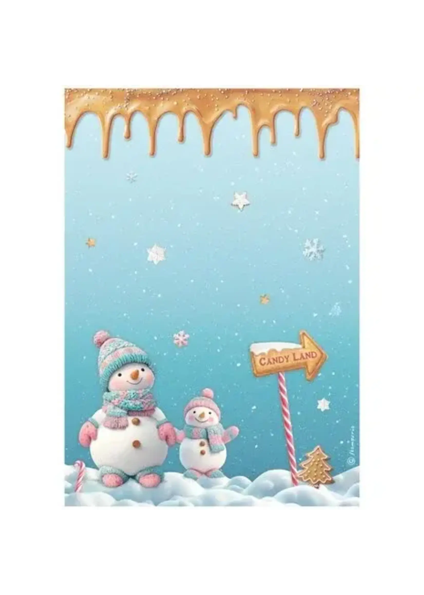 Candy Christmas A4 Rice Paper Selection (6pcs) (DFSA4XCD