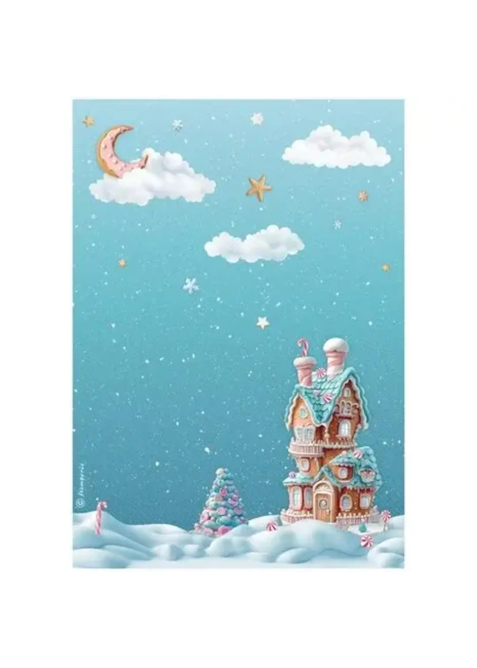 Candy Christmas A4 Rice Paper Selection (6pcs) (DFSA4XCD
