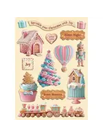 Candy Christmas A5 Colored Wooden Shape (KLSP186)