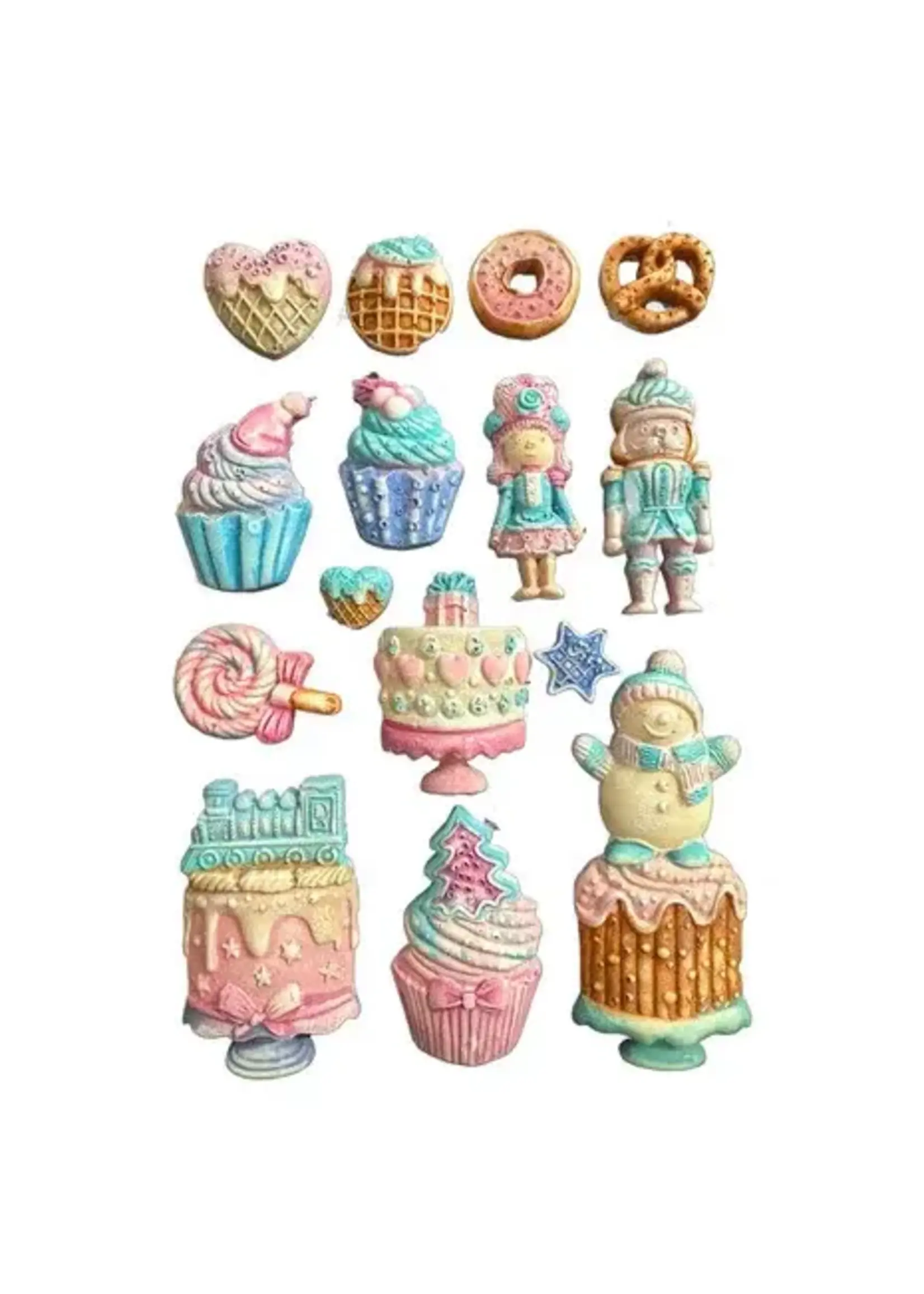 Candy Christmas A5 Silicon Mould Cakes (KACMA584)