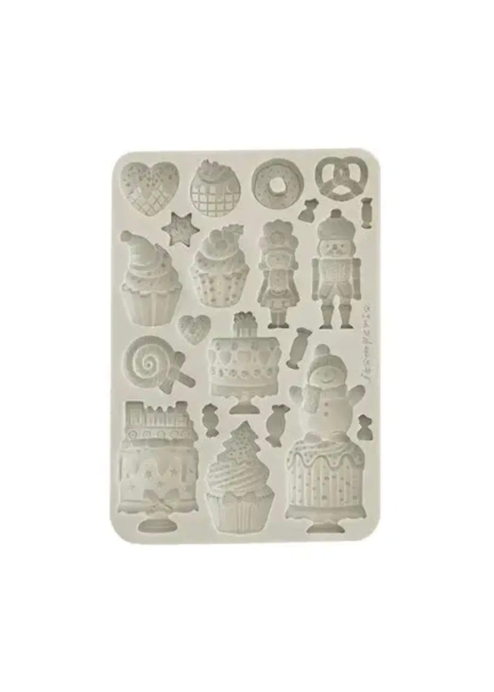 Candy Christmas A5 Silicon Mould Cakes (KACMA584)