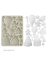 Candy Christmas A5 Silicon Mould Gingerbreads (KACMA583)