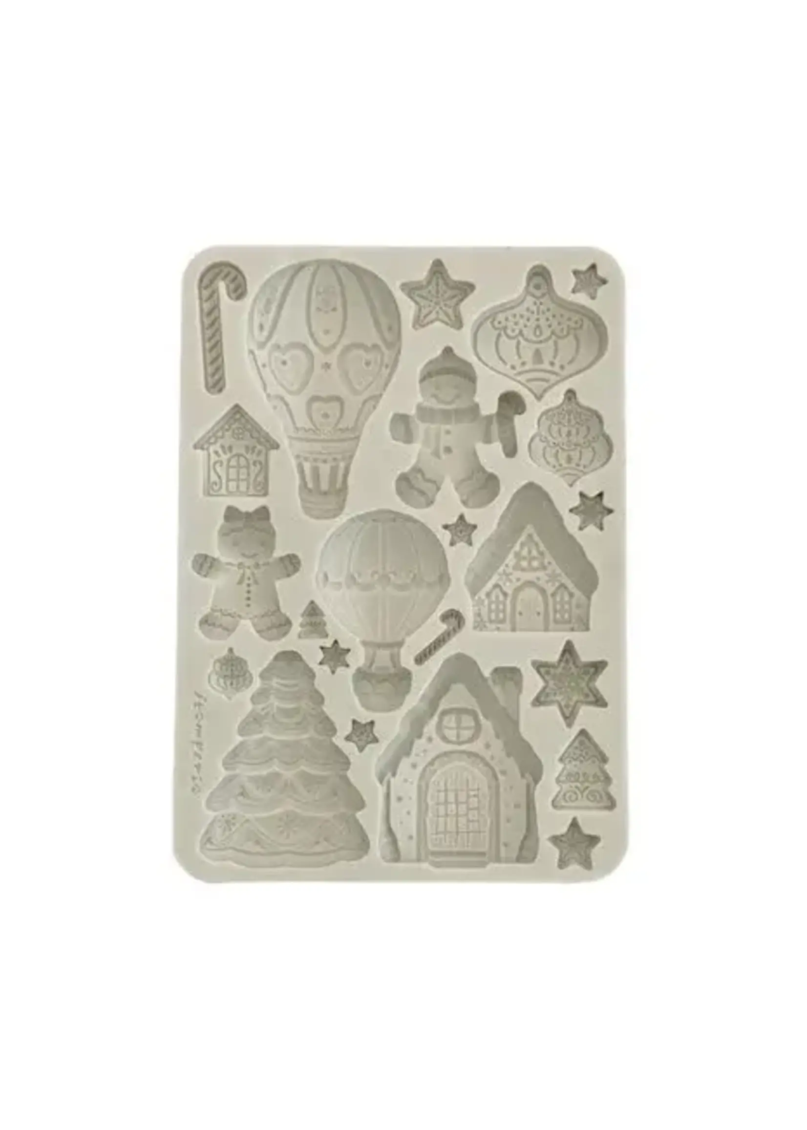 Candy Christmas A5 Silicon Mould Gingerbreads (KACMA583)