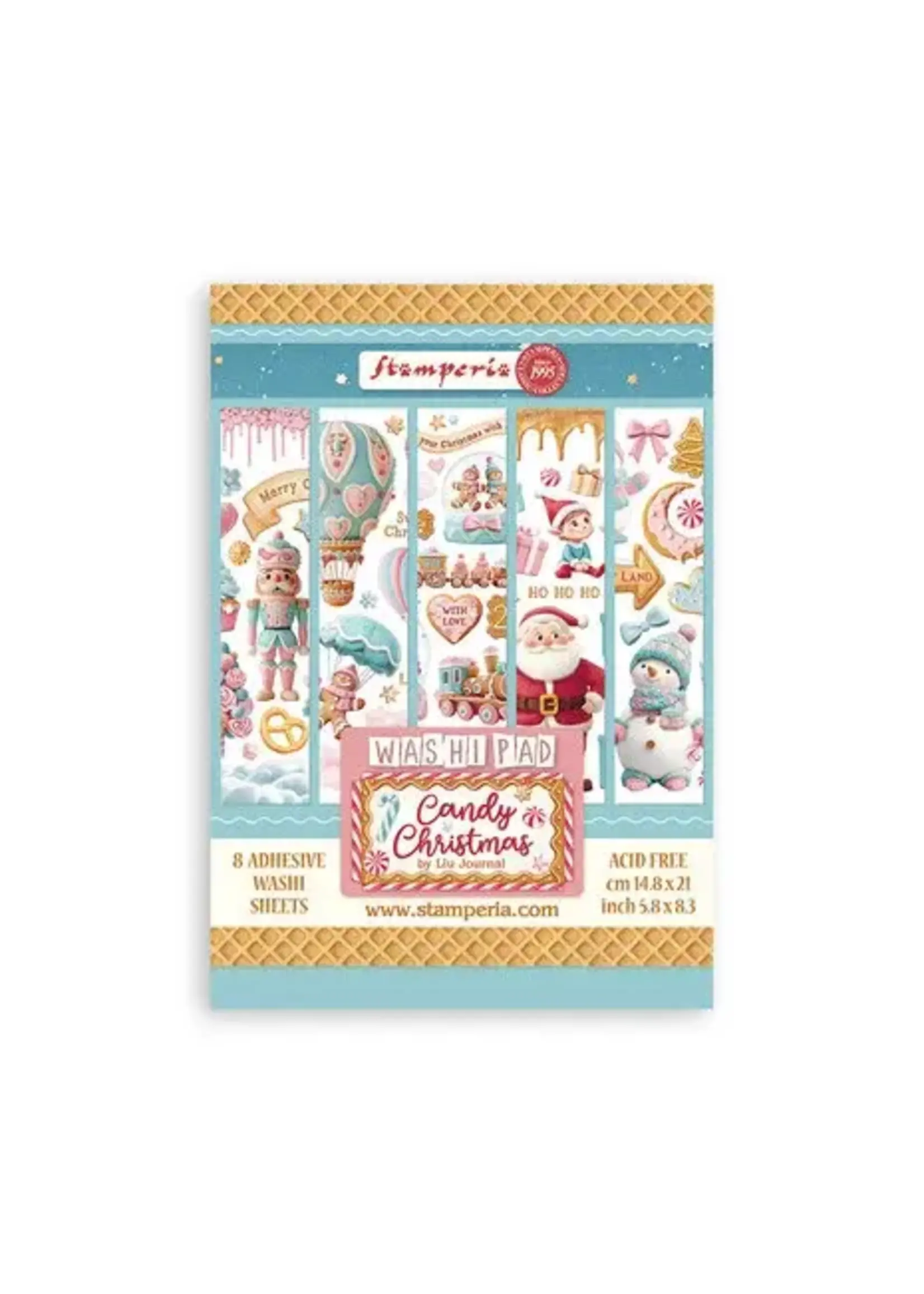 Candy Christmas A5 Washi Pad (8pcs) (SBW22