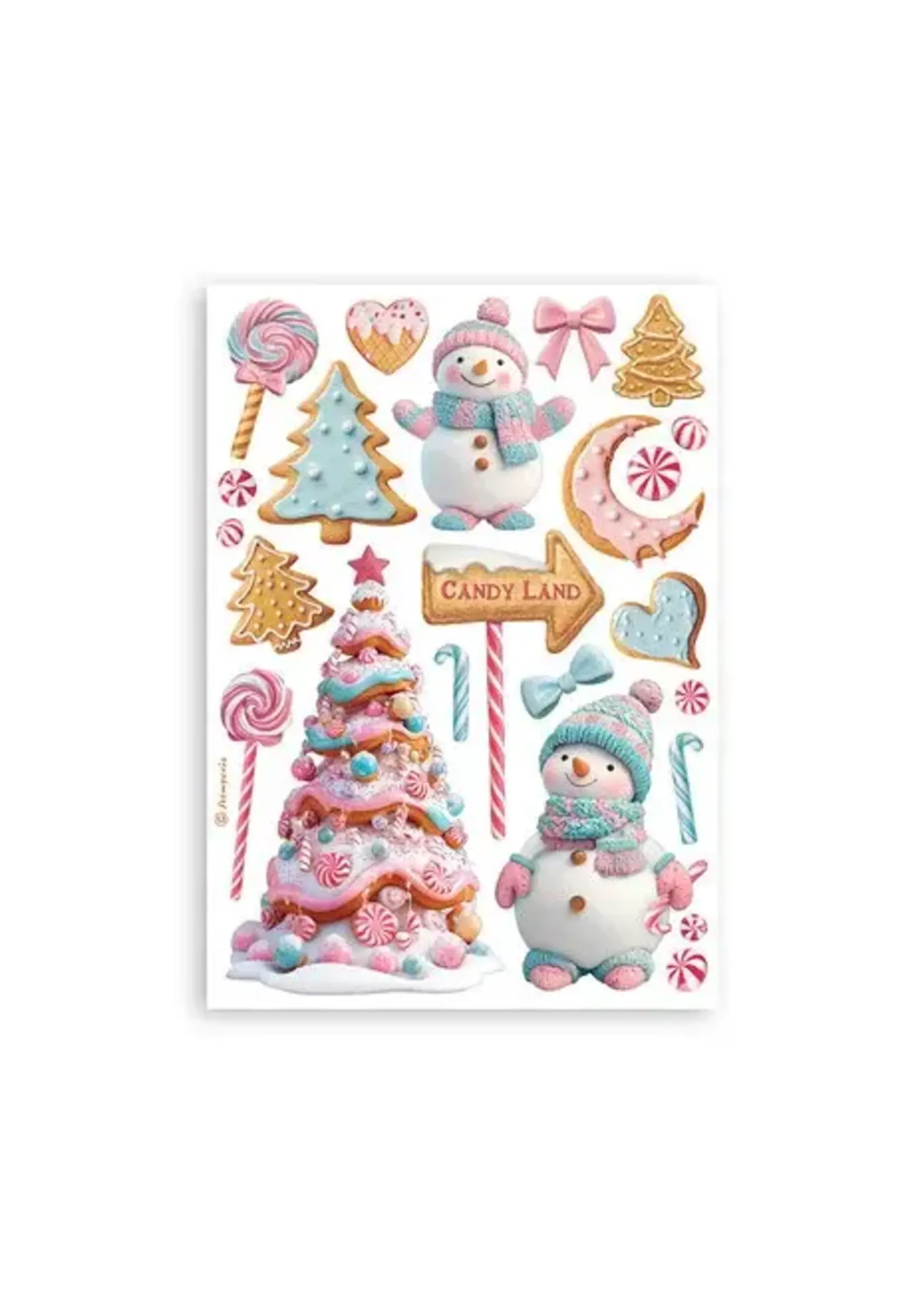 Candy Christmas A5 Washi Pad (8pcs) (SBW22