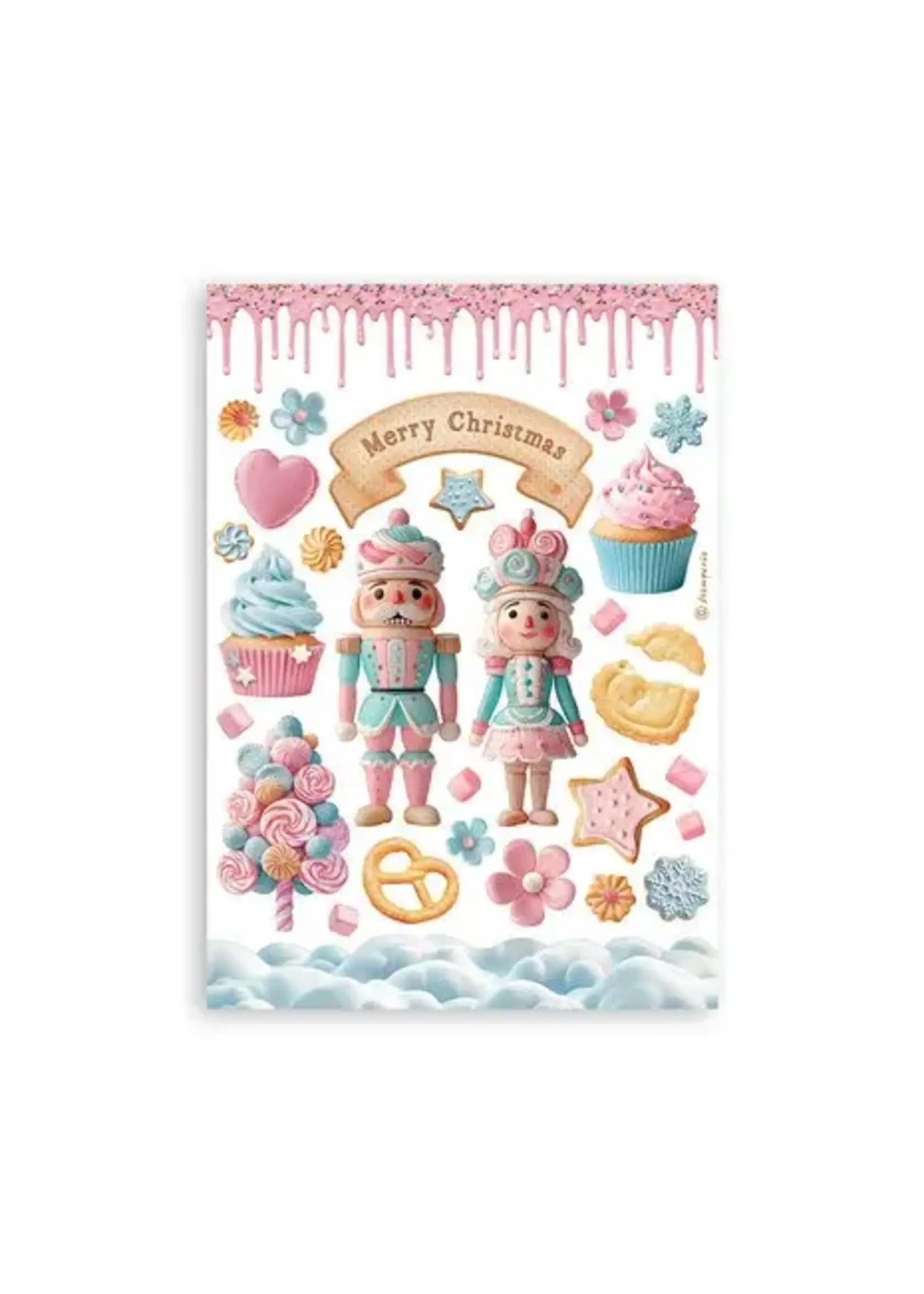 Candy Christmas A5 Washi Pad (8pcs) (SBW22