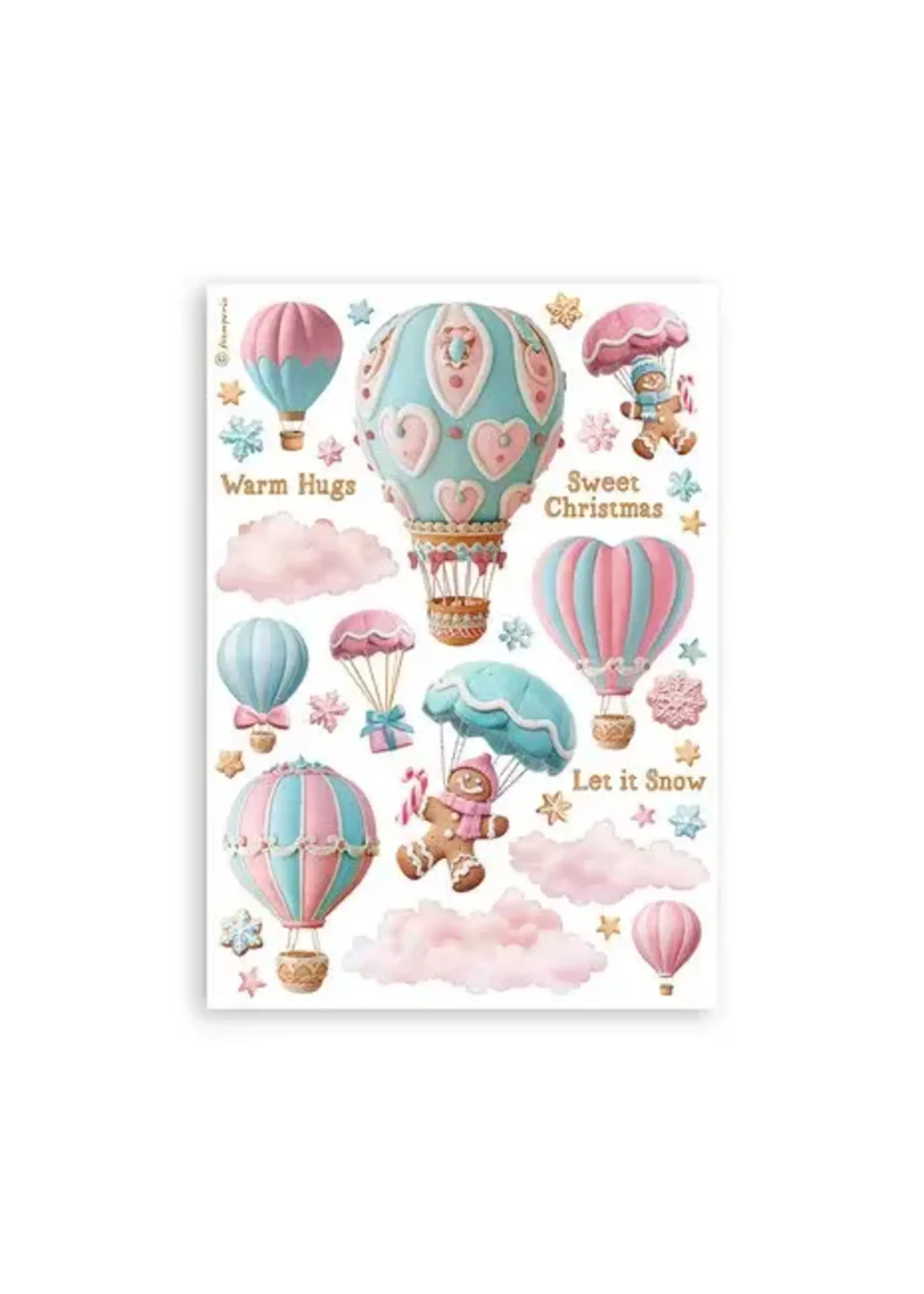 Candy Christmas A5 Washi Pad (8pcs) (SBW22